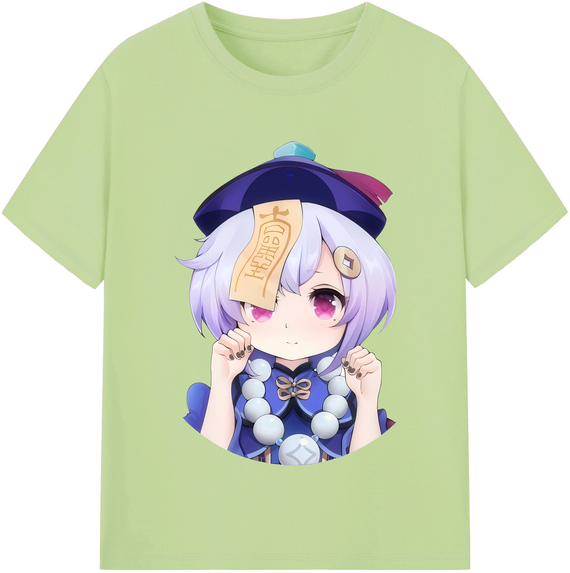げんし神 七七 なな  genshin Nana 綿100％半袖Tシャツ（フロントプリント）